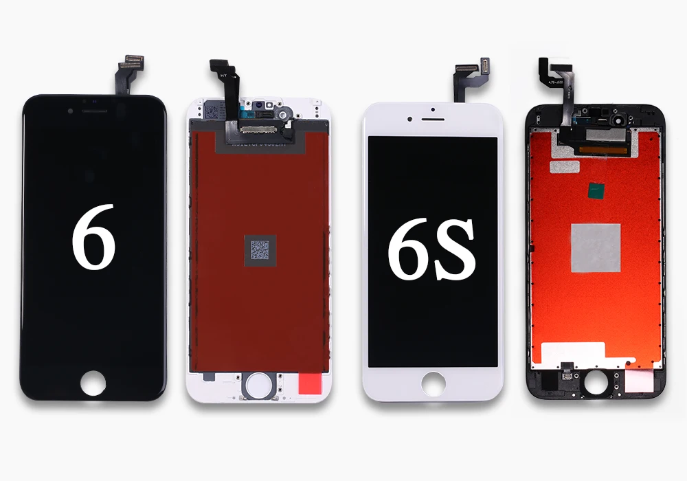 Черный/белый в сборе ЖК-дисплей дигитайзер для iPhone 6S AAA качественный ЖК-сенсорный экран для iPhone 6 7 5S без битых пикселей с подарками