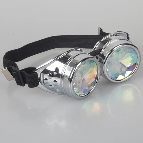 G005 Silver Защитные очки в стиле стимпанк Ретро Сварка стимпанк готика виториано Косплей очки летающие LELINTA очки Винтаж Хэллоуин - Цвет линз: G005 Silver