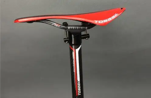 

TOSEEK Full Carbon Fiber MTB Mountain Road Bicycle Seatpost Bike Cycling seat tube Bicycle Parts 27.2/30.8/31.6 x 350/400MM