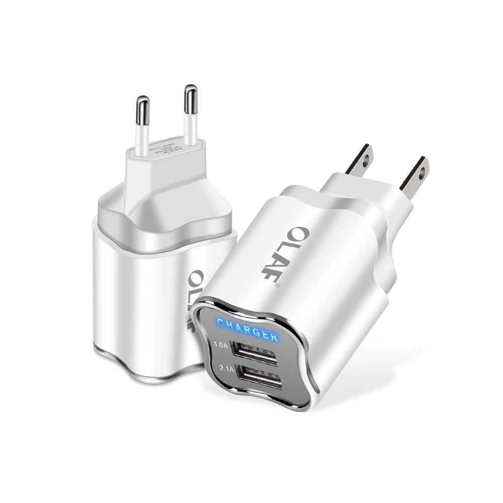 Олаф USB зарядное устройство для iphone xs max настенное USB зарядное устройство EU/US штекер портативный адаптер питания Зарядка для samsung S8 S9 huawei xiaomi