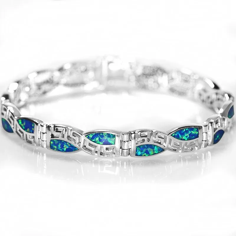 SZ0013 2021 новый дизайн с китайским рисунком голубой опал женский браслет|bracelets