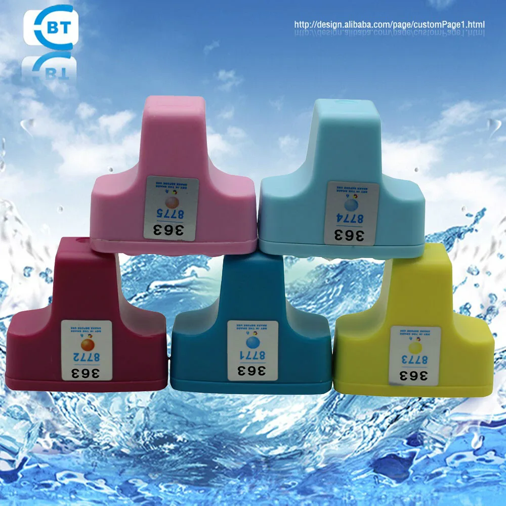 6 шт. совместимый чернильный картридж hp363 подходит для принтера