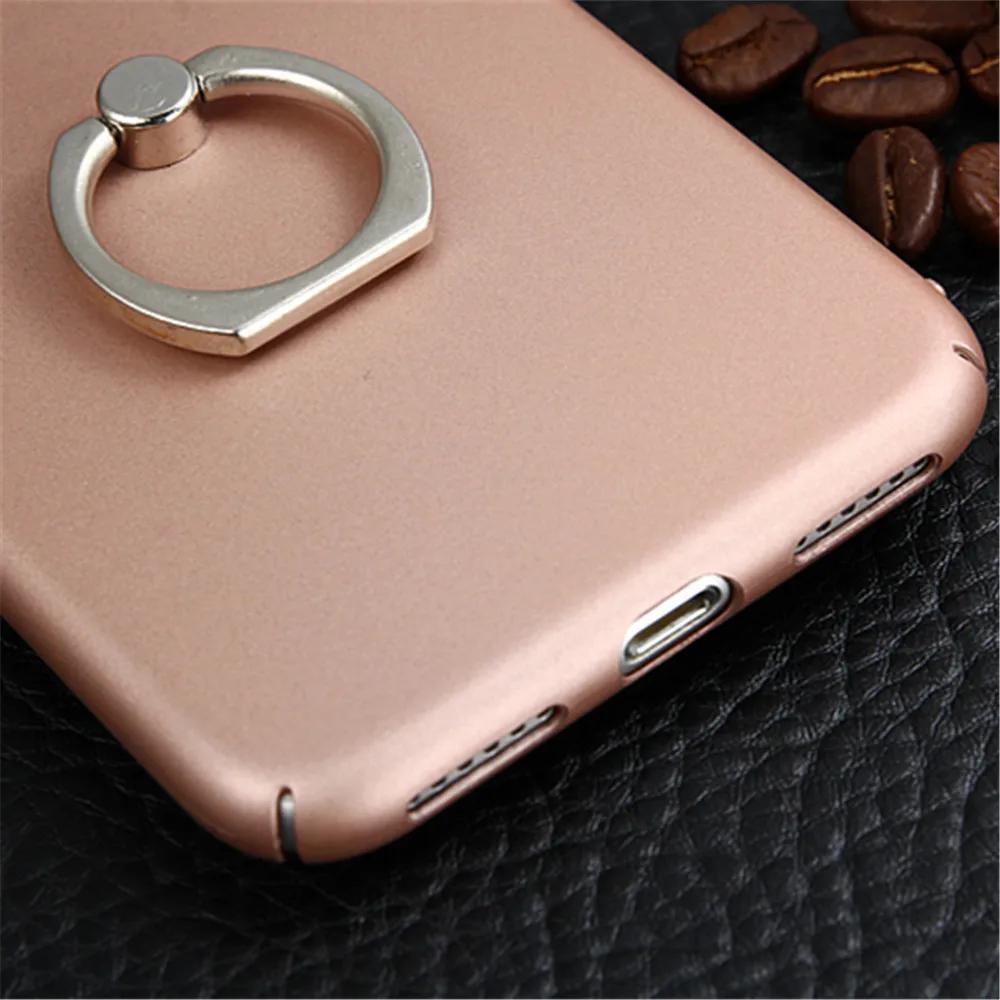 Мода покрытие жесткого PC телефона чехол для Xiaomi 8/5x/5S Plus кольцо кронштейн матовый-