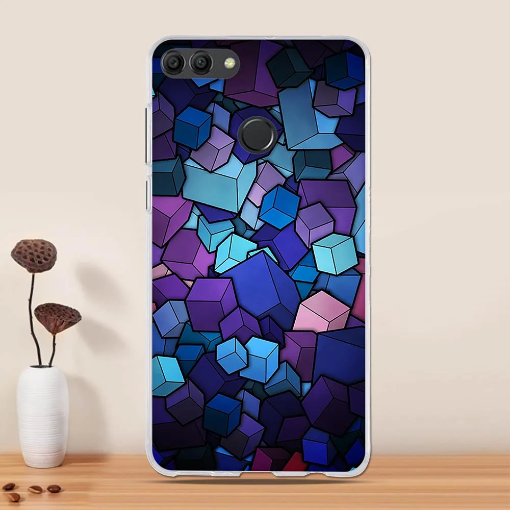 Для huawei Y9 2018 чехол силиконовый для задняя крышка Etui Hoesje Coque телефона | Мобильные