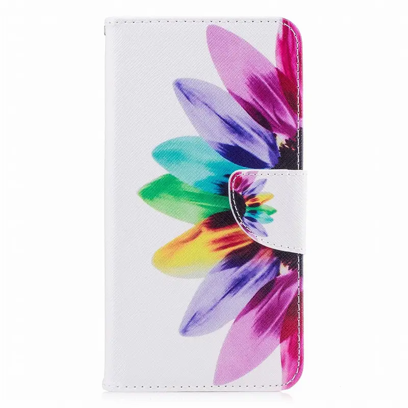 Sunflower X Чехол-книжка для телефона в стиле ретро, чехол для Xiaomi 5X6 Poco F1 A2 Lite Redmi Note 7 6 4X 5A 5 Plus Pro, кожаный чехол-кошелек D07Z - Цвет: Sunflower X