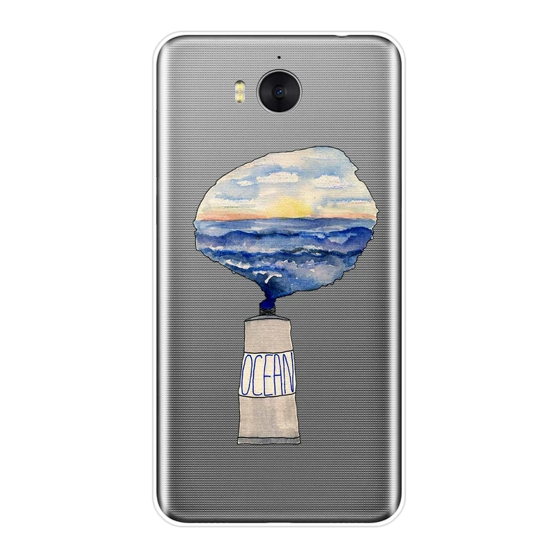 TPU Art Star Space задняя крышка для huawei Y3 Y5 Y6 Y7 2017 II Pro Мягкий силиконовый чехол телефона