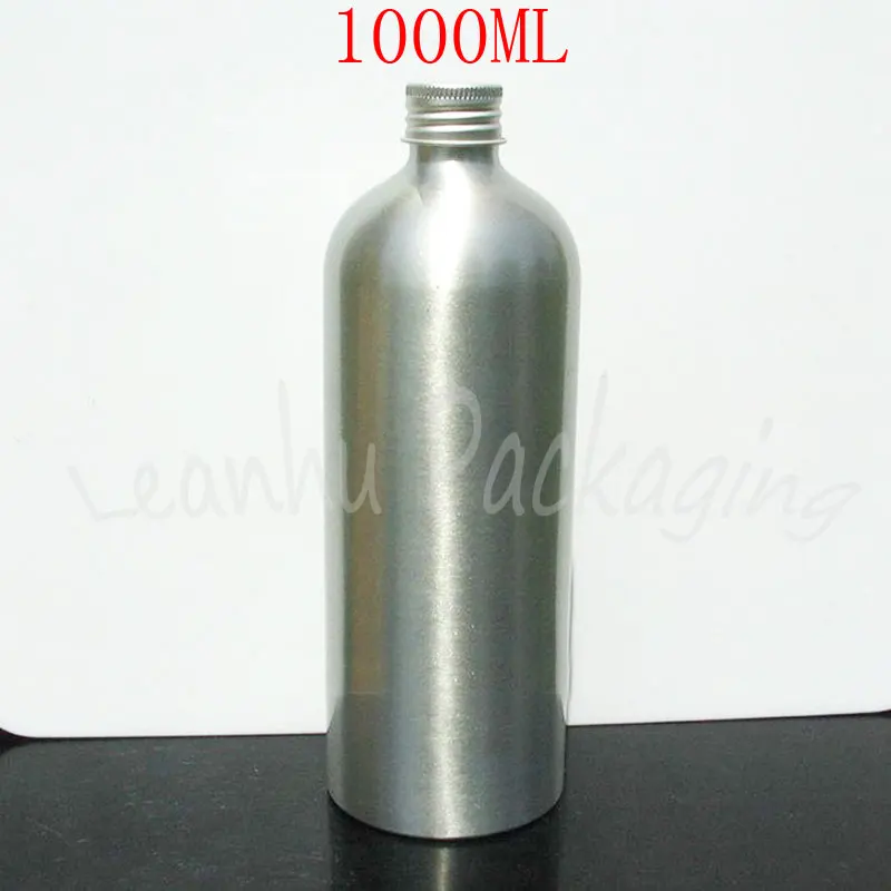 1000 мл пустая алюминиевая бутылка с винтовой крышкой 1000CC многоразовая