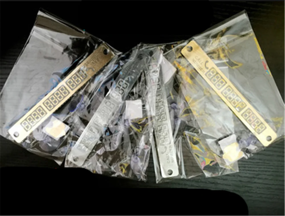 Car light temporary parking sign night phone number luminous for Kia Soul Forte5 Cadenza Telluride Pro Venga |