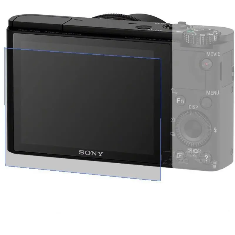 Фото 2x защитная пленка для ЖК-экрана из закаленного стекла цифровой камеры Sony DSC-WX300/DSC