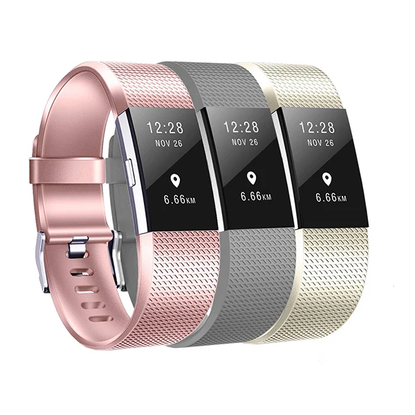 Baaletc для браслета FitBit Charge 2 s 3 шт упаковка розовый Бог черный смарт часы ремешок Браслет для браслета FitBit Charge 2 маленький большой - Цвет: E