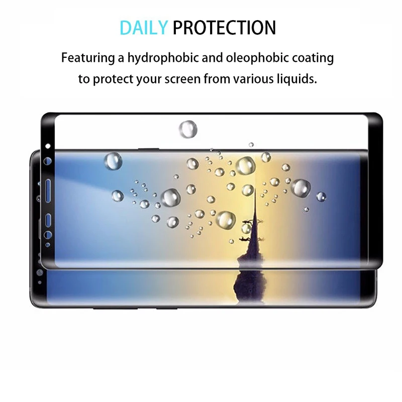3d полное покрытие для Samsung Galaxy Note 8 9 Защитная пленка экрана sumsung glaxay note8 note9