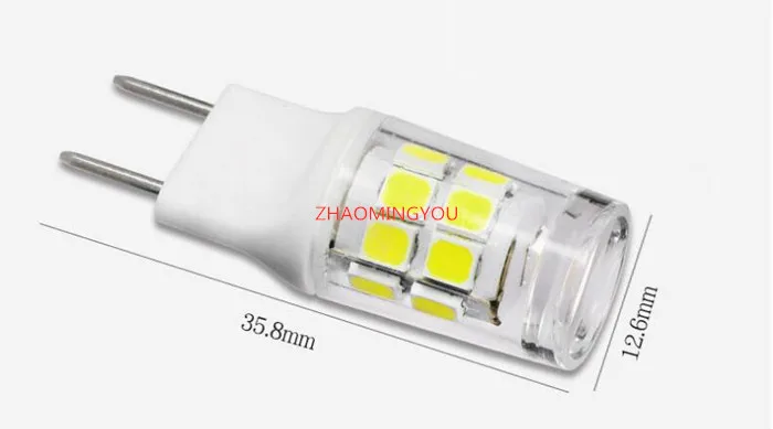 G8 4 Вт Светодиодная лампа 110 в 120 В 2835 SMD 17LED s 40 галогенная сменная теплый белый