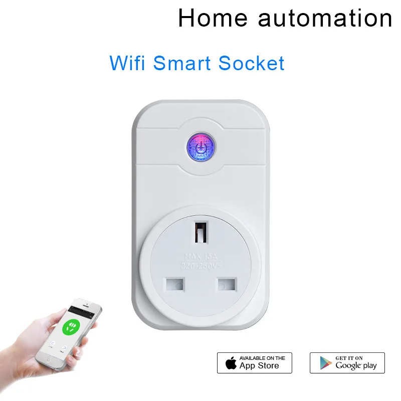 Смарт Wi-Fi Беспроводной Мощность разъем переключатель дистанционного управления