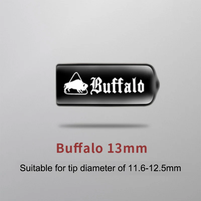 Buffalo-13mm Влагостойкий защитный наконечник John Parris Mezz EXC Stamford отличный наконечник для кия в бассейне удобство защита аксессуаров для бильярда - Цвет: Buffalo-13mm