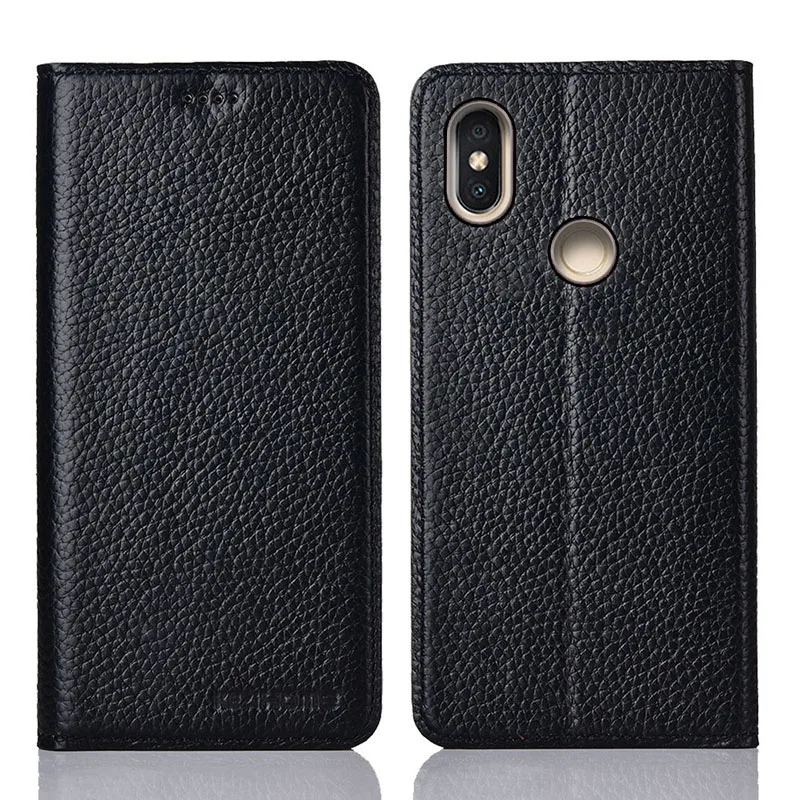 Для Xiaomi Redmi Note 5 Чехол KEZiHOME личи Натуральная кожа флип Стенд кожаный чехол Капа для Redmi note5 Pro Чехол для телефона s