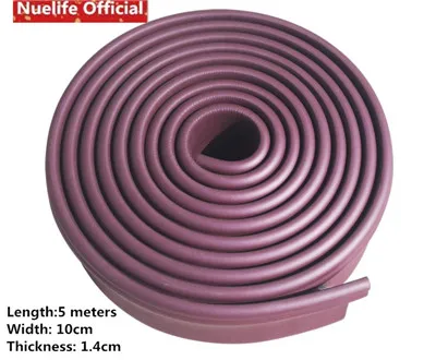 L 5m x W 10cm Nuelife полоски напорная рама поясная линия 3d Анти-столкновения пены стикер стены Плинтус спальня потолок фон стены мягкий мешок - Цвет: L 5m x W 10cm