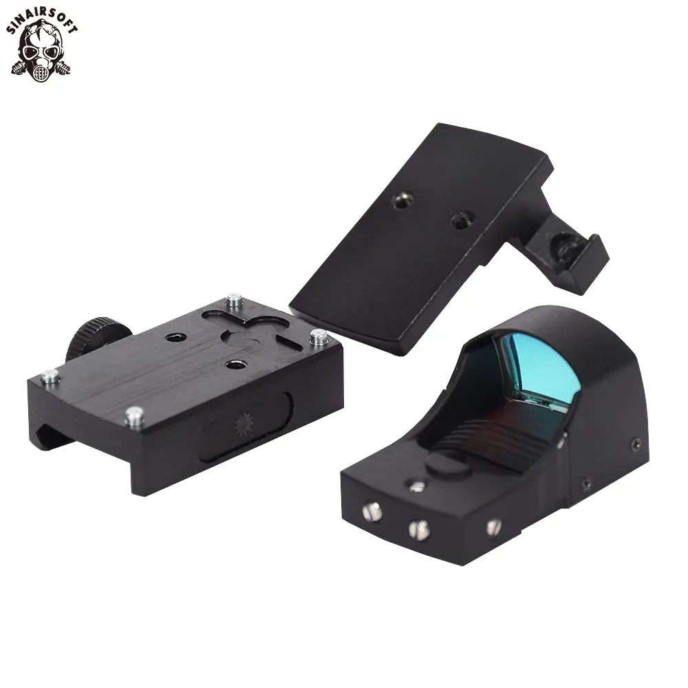 Новые тактические ACOG 4x32 оптический прицел Cahevron сетка волокно с Авто Яркость Мини Red Dot прицел охотничий оптический прицел