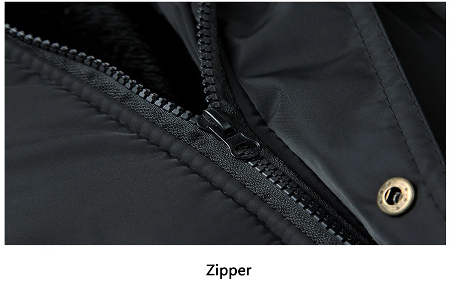 Holyrising Parka Men Warm Jaqueta Masculina Inverno Black Hooded Jackets Loose Zipper Windproof Male Clothes Thick Coats 18480-5