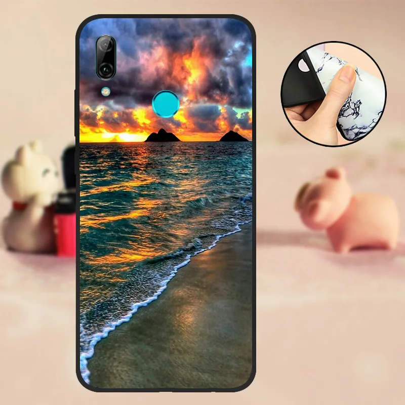 T31 P Smart Coque для huawei PSmart чехол силиконовый черный ТПУ 6," для huawei P Smart Чехол для мобильного телефона мягкий - Цвет: T31