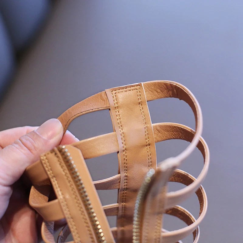 

Hot Sell Summer Fashion Roman Boots High-top Girls Sandals Kids Gladiator Sandals Toddler Child Sandals Girls High Quality Shoes