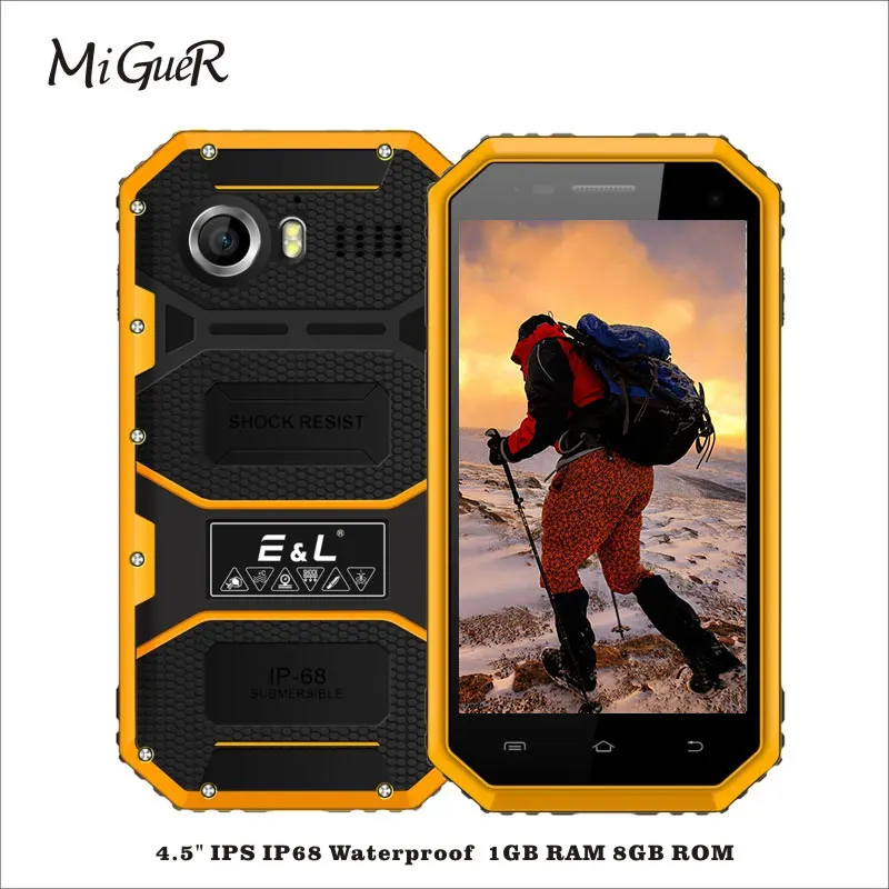 Оригинальный E & L EL W6 смартфон с четырёхъядерным процессором MTK6735 ОЗУ 1 ГБ ПЗУ 8 5 0