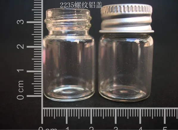 10 шт. подвеска с алюминиевой крышкой 6 мл 22x35 мм|glass bottle with lid|pendant vialpendant small |