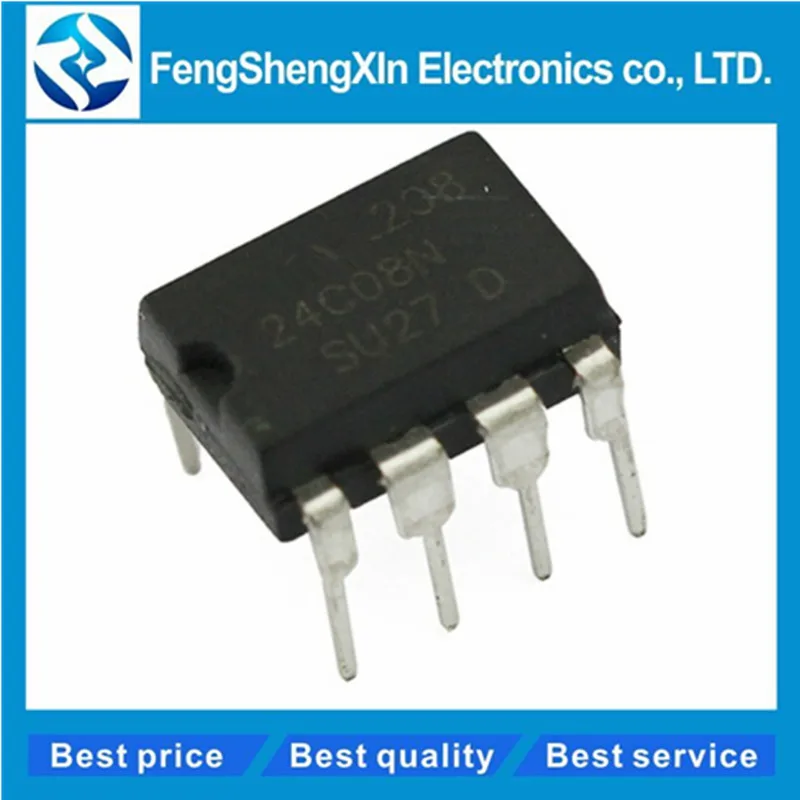 

10pcs/lot New 24C08 AT24C08AN AT24C08N AT24C08A Memory IC DIP-8