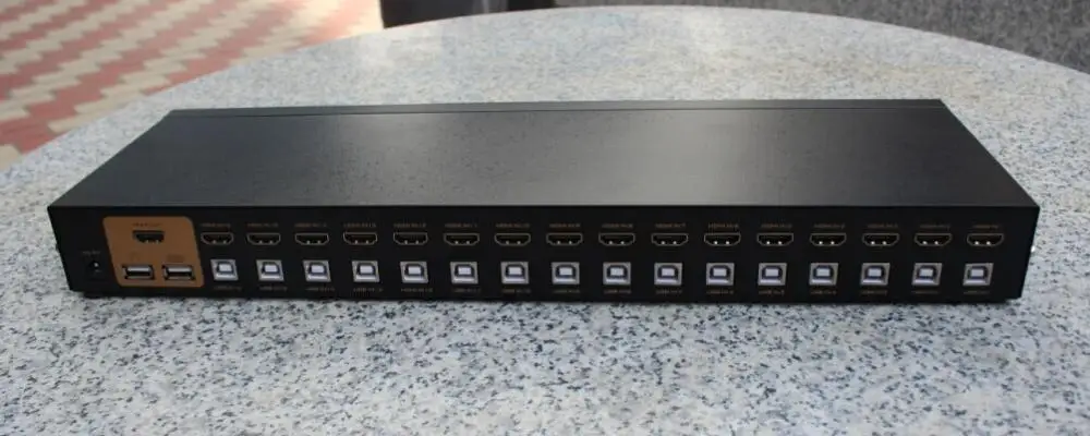 16 портов HDMI авто USB 2 0 KVM переключатель клавиатуры и мыши full HD 1080P Пульт
