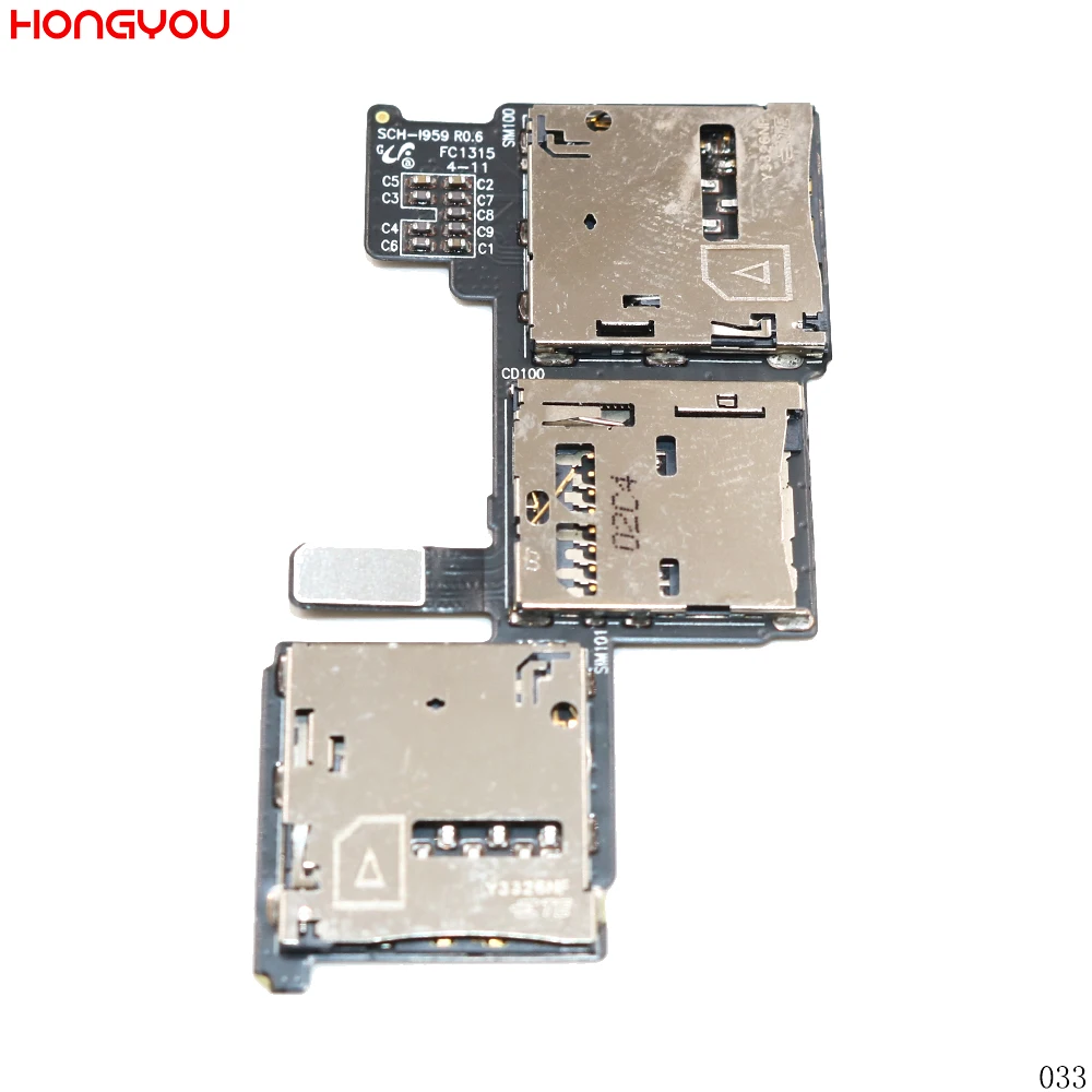 Гибкий кабель для Samsung Galaxy S4 I959 I9502|connector flex cable|flex cablesim card slot |