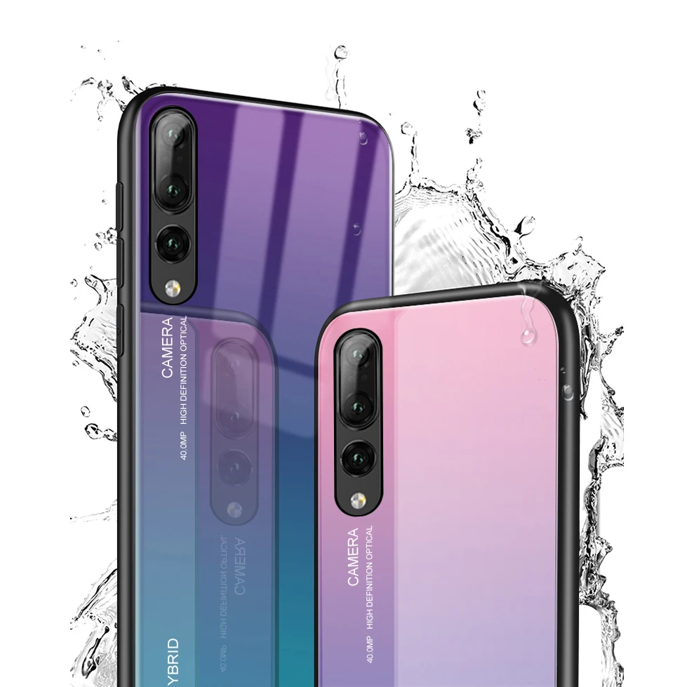 Чехол для Huawei Mate 20 Pro X 10 P Smart Plus Nova 3 I 3i P20 Lite P10 стеклянный чехол Huawey Psmart P20lite