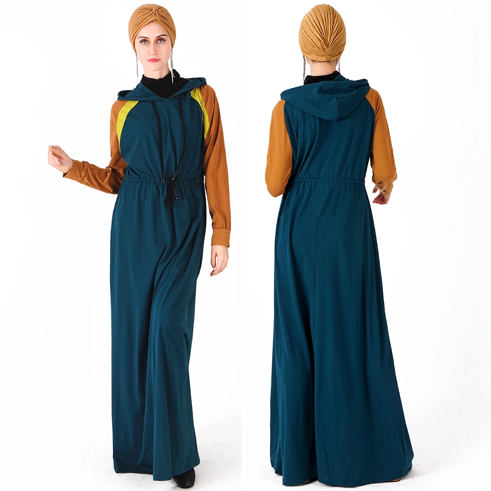 Женская спортивная одежда с капюшоном длинным рукавом|Мусульманская одежда| |