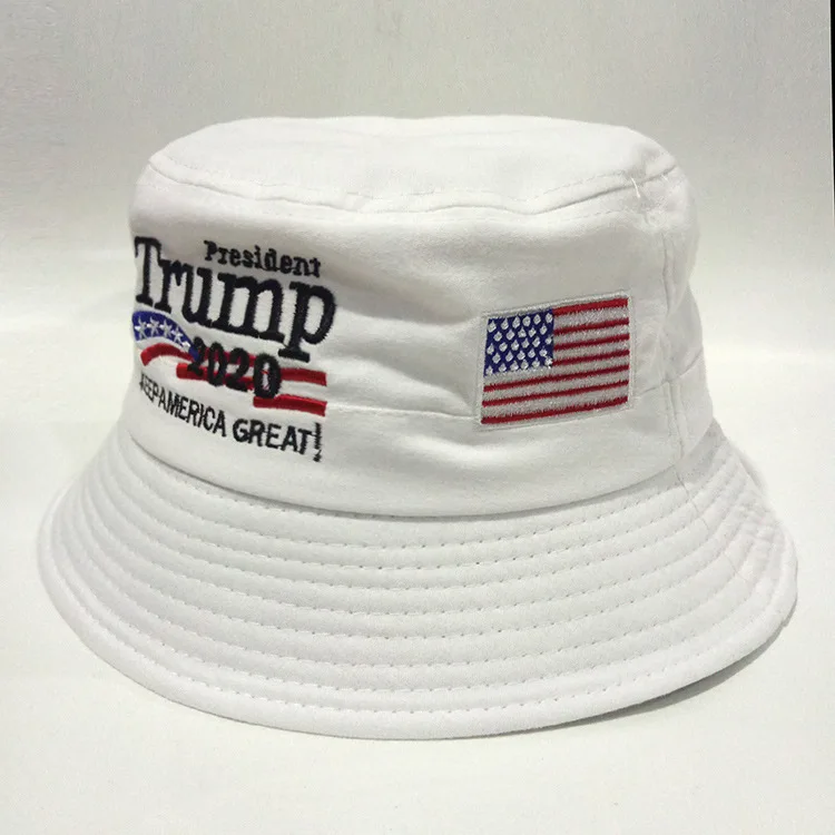 Trump 2020 Bucket Hat Summer Hats For Men Fisherman Women Hip Hop Cap American President Election Embroidery party hats | Дом и сад