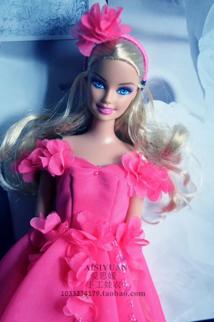 Кукла платье Симпатичный Желтый одежда для BB 1:6 куклы BBI1036|clothes for barbie|for barbiedoll dress |