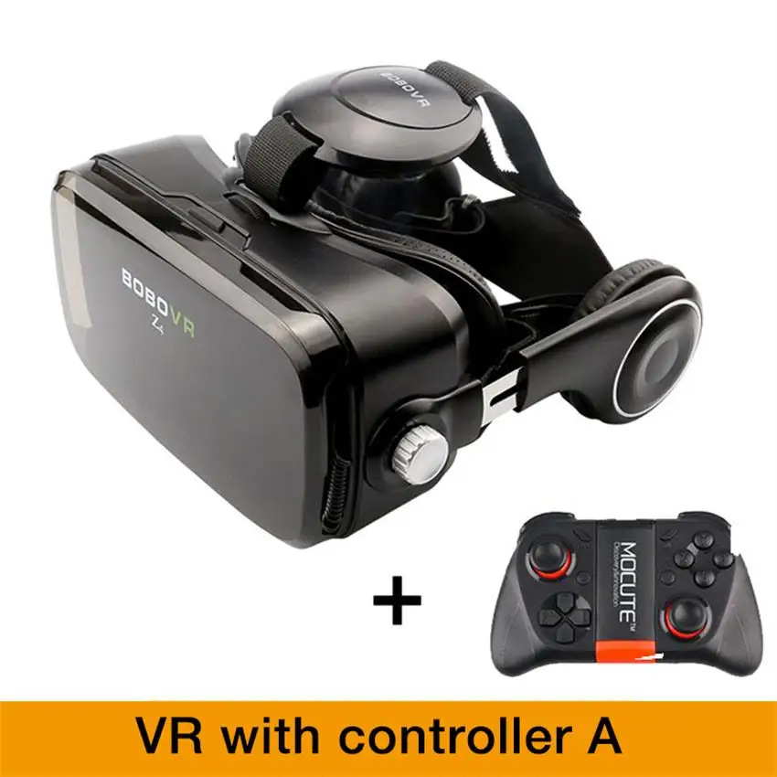 Z4-BK-MOCUTE-050 Очки виртуальной реальности VR КОРОБКА BOBOVR Z4 VR Очки Виртуальной Реальности очки 3D очки google Картон мини 2.0 бобо vr гарнитура Для 4.3-6.0 смартфон очки виртуальной реальности - Цвет: Z4-BK-MOCUTE-050