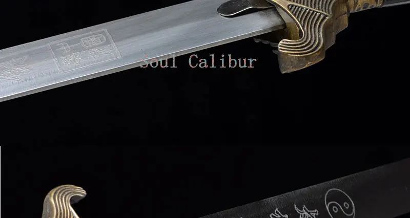 Outdoor sports Recreation Exercise Sword Bats tsuba 1060 Steels Hand-forging Chinese Tai Chi Sword