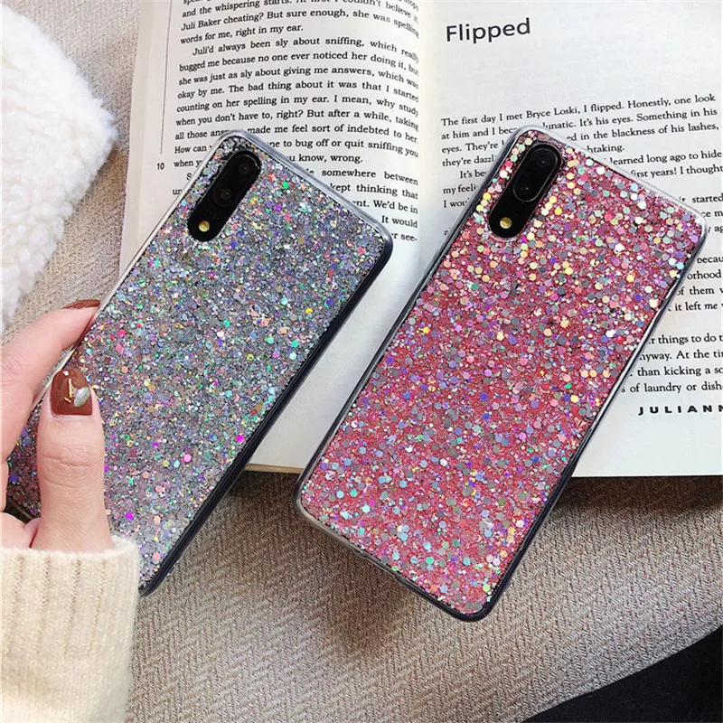 Чехол для телефона для huawei P Smart P20 Pro P10 P8 P9 Lite Nova 2 2S 2i Honor 8, 9, 10, Силиконовые Bling Блестящий со стразами и пайетками чехол s