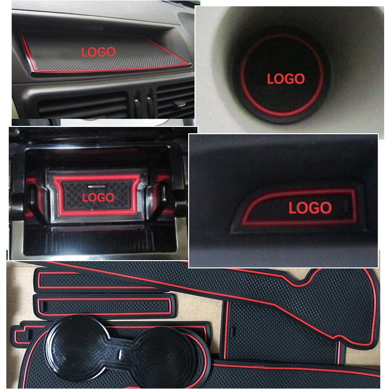 Противоскользящая резиновая подставка под ворота для Geely Emgrand X7 2012 2013 2014 2015