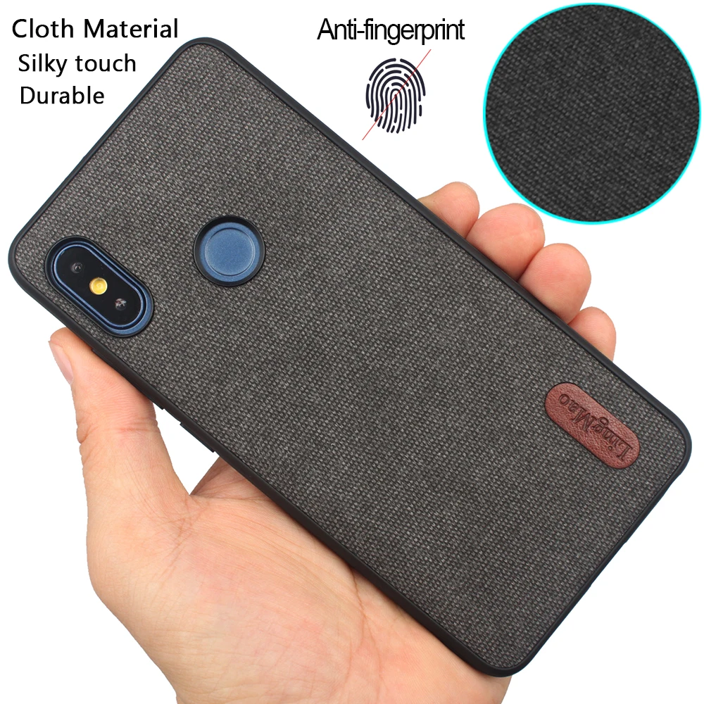 Luxury Cloth Texture Soft TPU case For Xiaomi Redmi Note 7 Pro Ultra-thin silicone Phone note 5 6 Global Version |