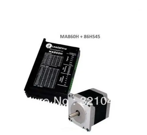 Двухфазный шаговый привод и двигатель Leadshine MA860H + 86HS45 4.5N.m | Обустройство дома