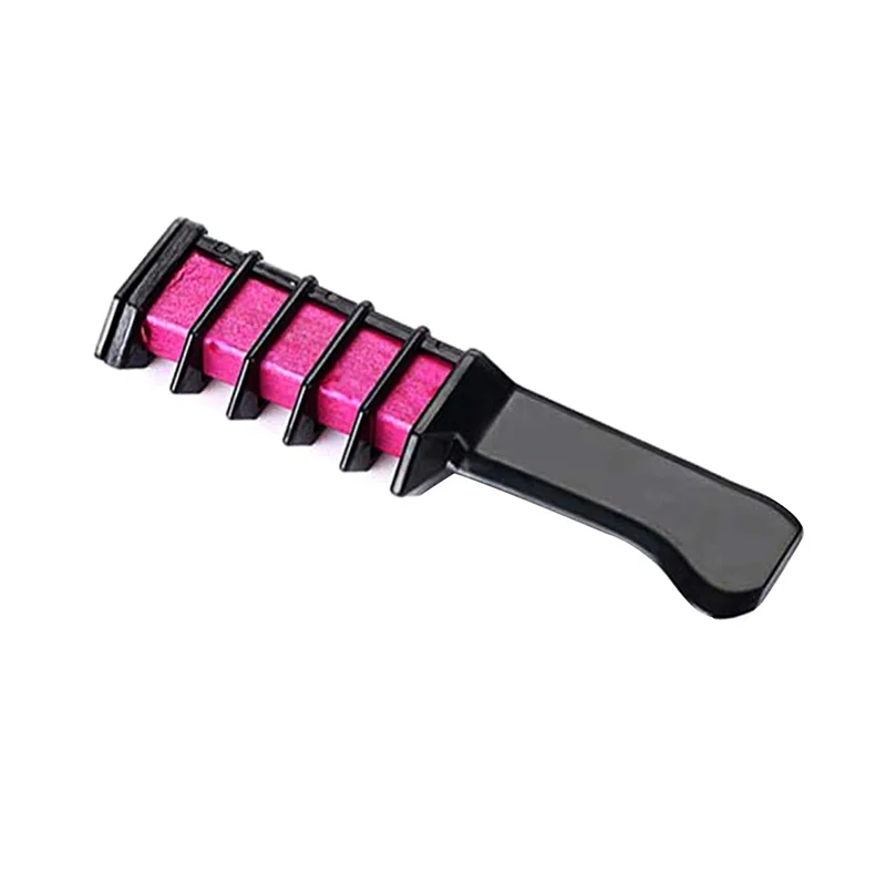 Новая Полуперманентная цветная меловая пудра для волос с расческой Временная