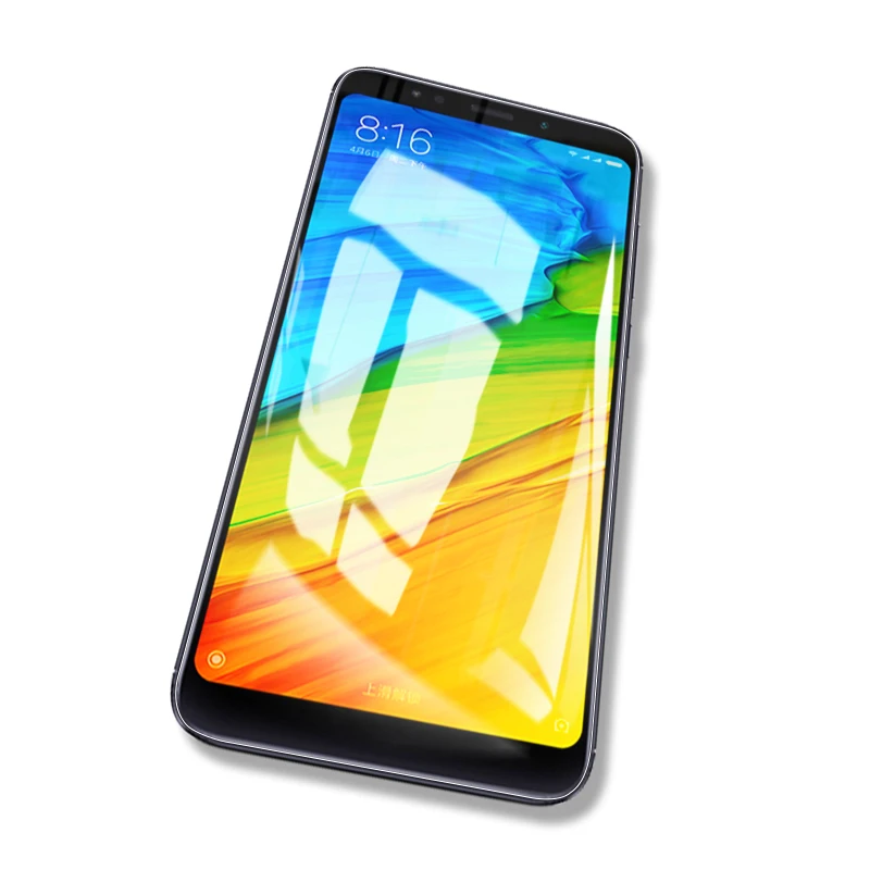 Полностью покрытое закаленное стекло 2 5 D для Xiaomi Redmi плюс Экран протектор телефон