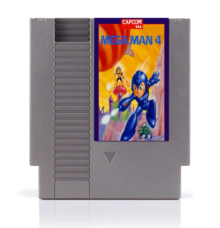 Mega Man 4 72 контакта 8 бит игровой картридж Регион бесплатно