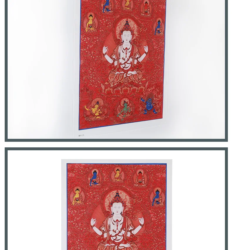 Thangka в этническом стиле, декоративная живопись, гостиная, настенные украшения, живопись, особенности тибетской культуры, картины