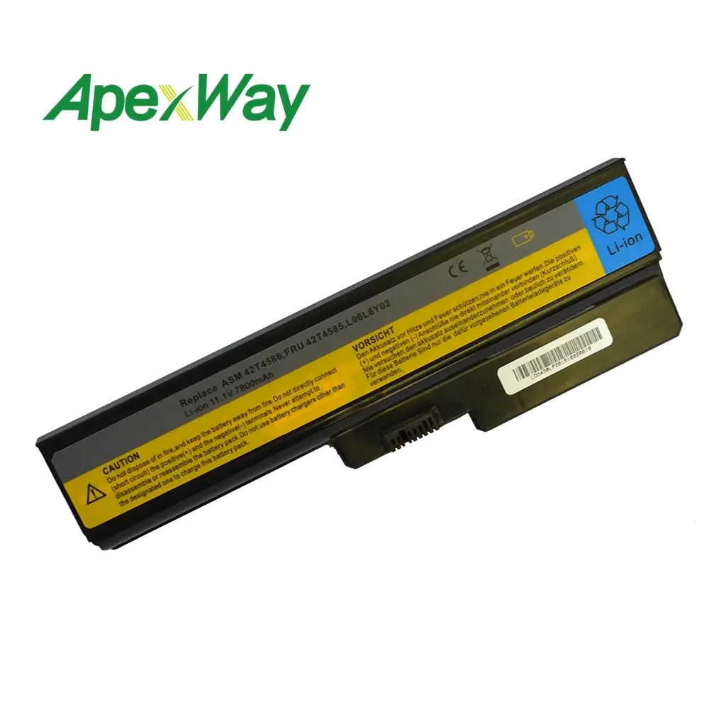 Аккумулятор 6600 мАч 11 1 В для Lenovo G550 G430 G430A G430L G430M G450 G450A G530M G555 N500 B460 G450M B550 G530 G530A |