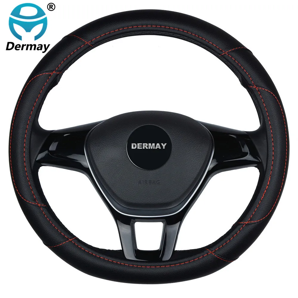 Тюнинг автомобиля высококачественный чехол на рулевое колесо защита 38 см/15