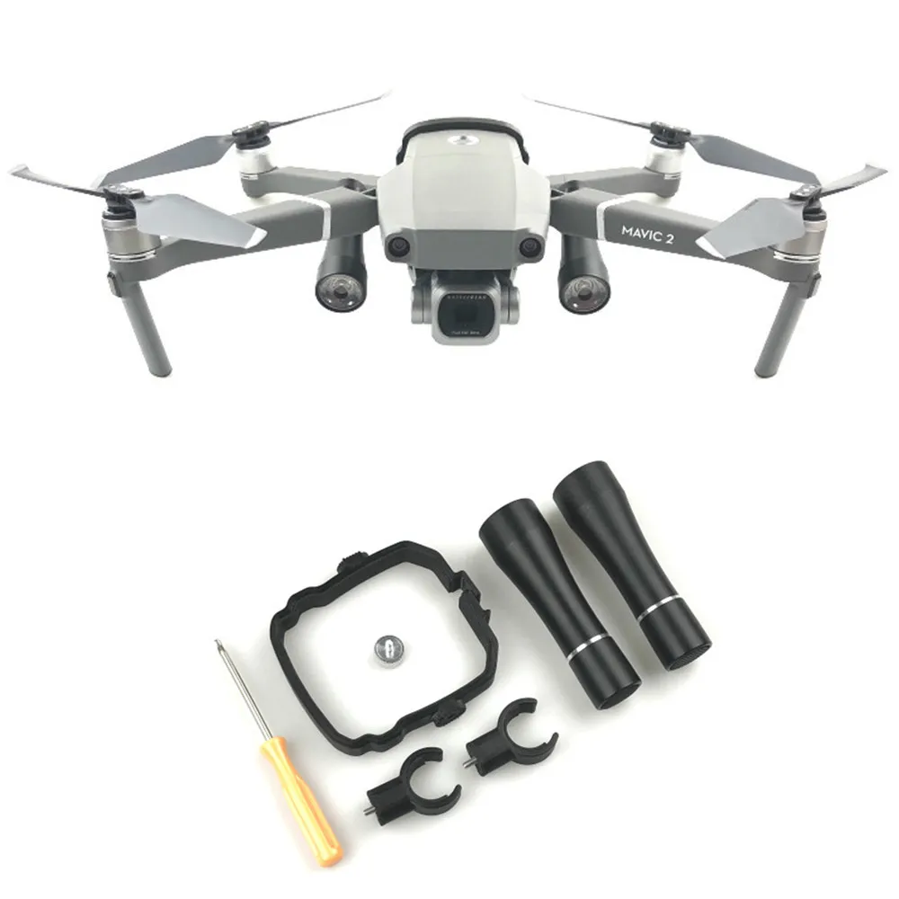 

3D Printed Extended LED Headlamp set Replacement Fit For DJI Mavic 2 Pro / Zoom