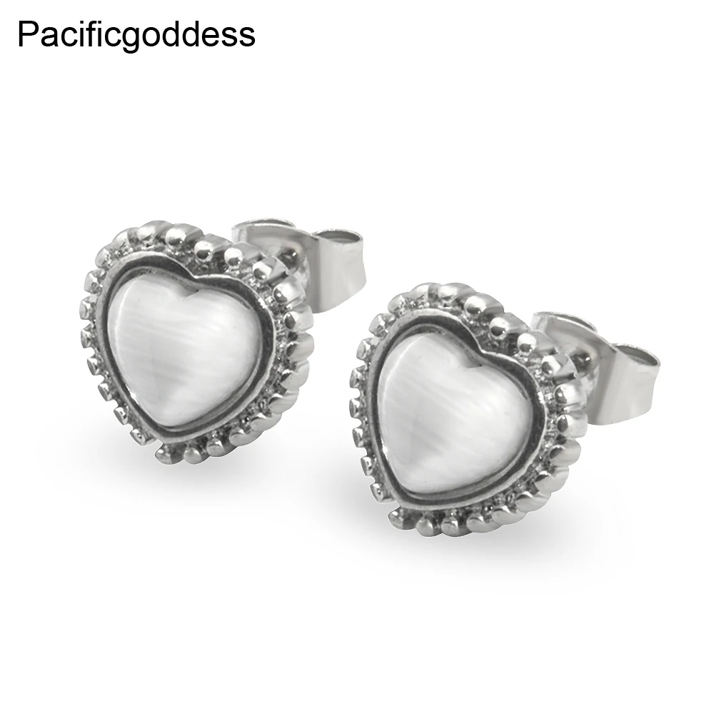 Романтичные серьги в форме сердца sharp нержавеющая сталь серьги|earrings heart|earrings