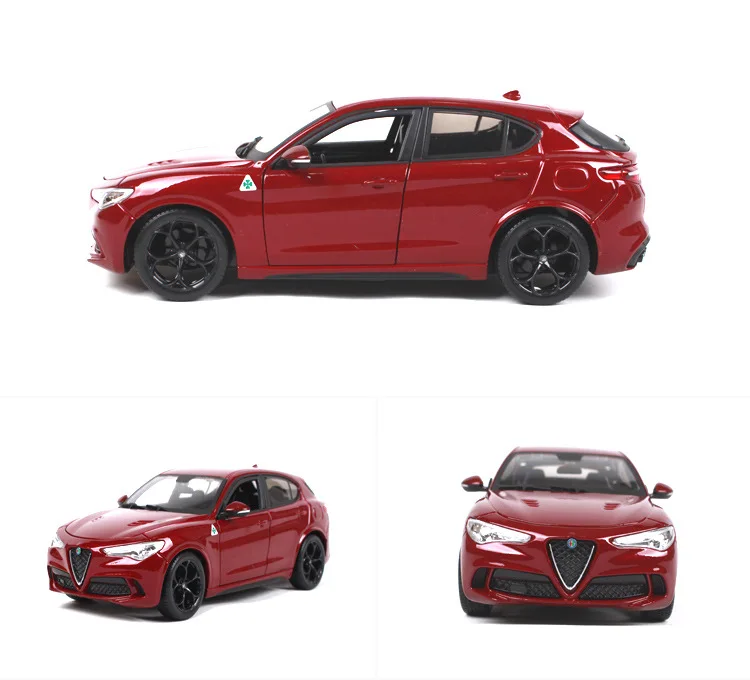 Высокое качество 1:24 Alfa Romeo Stelv10 SUV цинковый сплав модель автомобиля коллекция и