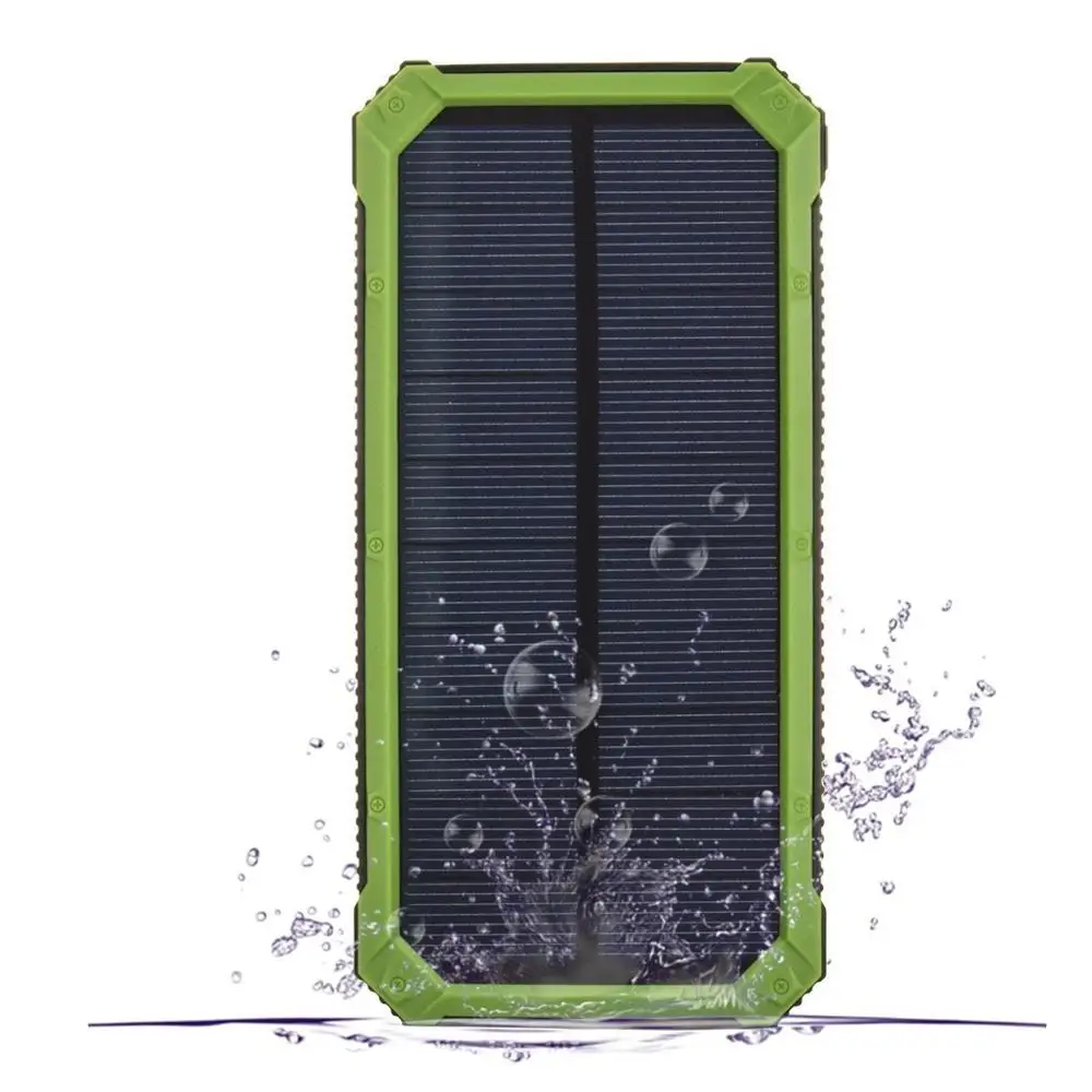 100% Оригинальный Power Green Mini Solar Bank 15000 мАч Внешняя Солнечная батарея резервное