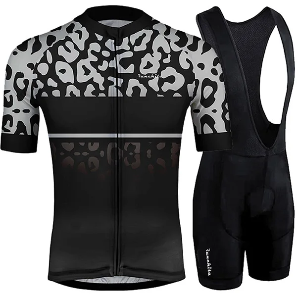 Set 04 Ropa ciclismo hombre велосипедная майка 4D гелевая подкладка RUNCHITA Pro Team короткий рукав велосипедная Майка набор Майо Ropa Ciclismo комплект - Цвет: Set 04